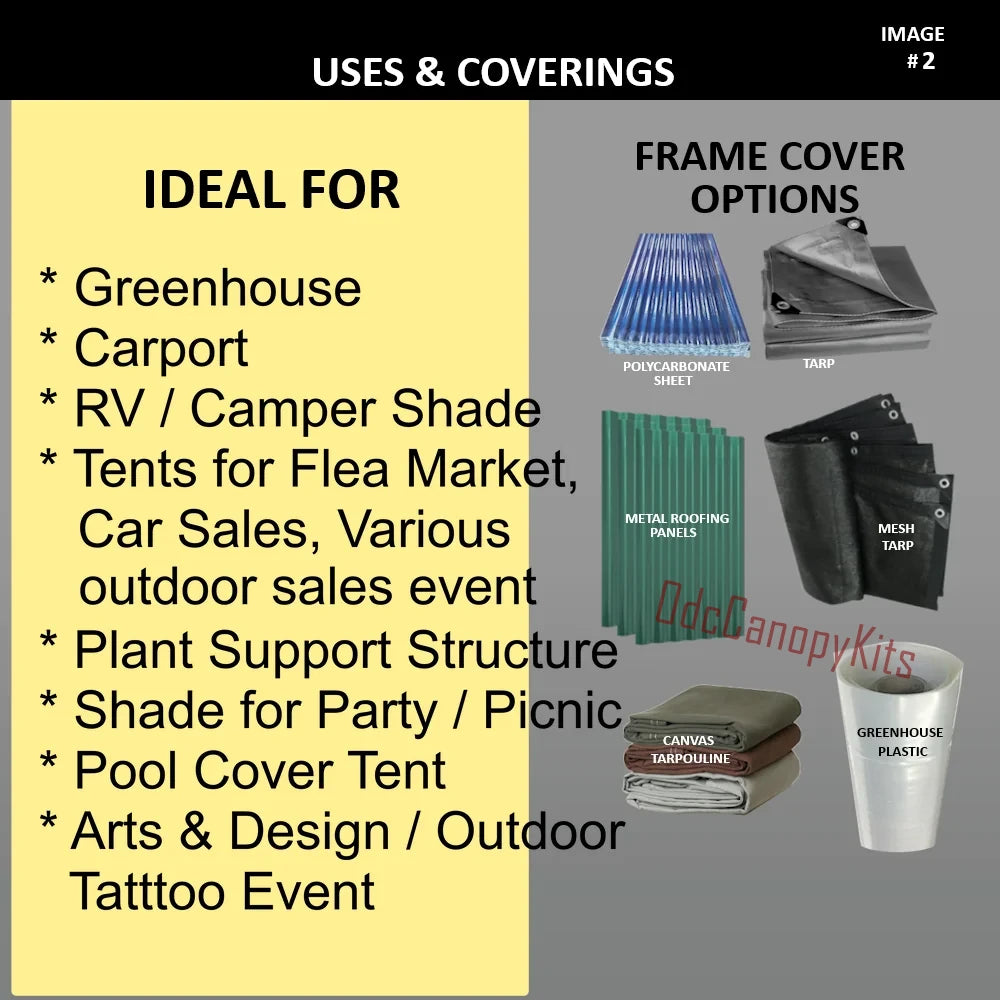 canopy frame brackets-Canopy Fittings Kit 1-3/8" ID High Peak #HPC138 -from 68.99! Shop now at OdcDeals