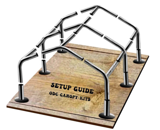 canopy frame brackets-Quick Setup Guide HP-odc-canopy-kits
