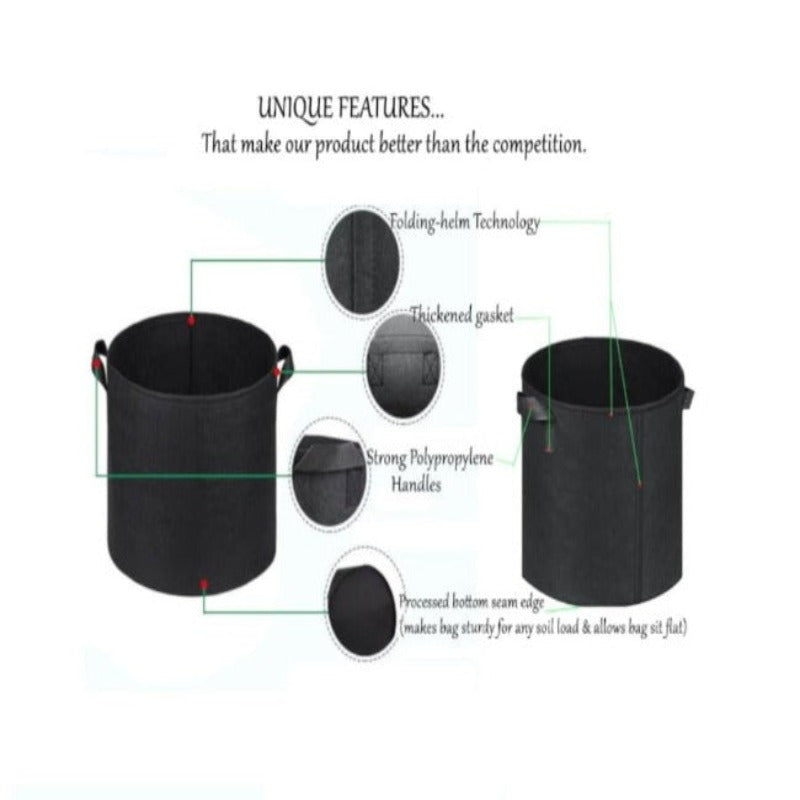 10pc Handmade Planting Grow Bags for Garden & Greenhouse -from 34.97! Shop now at OdcDeals