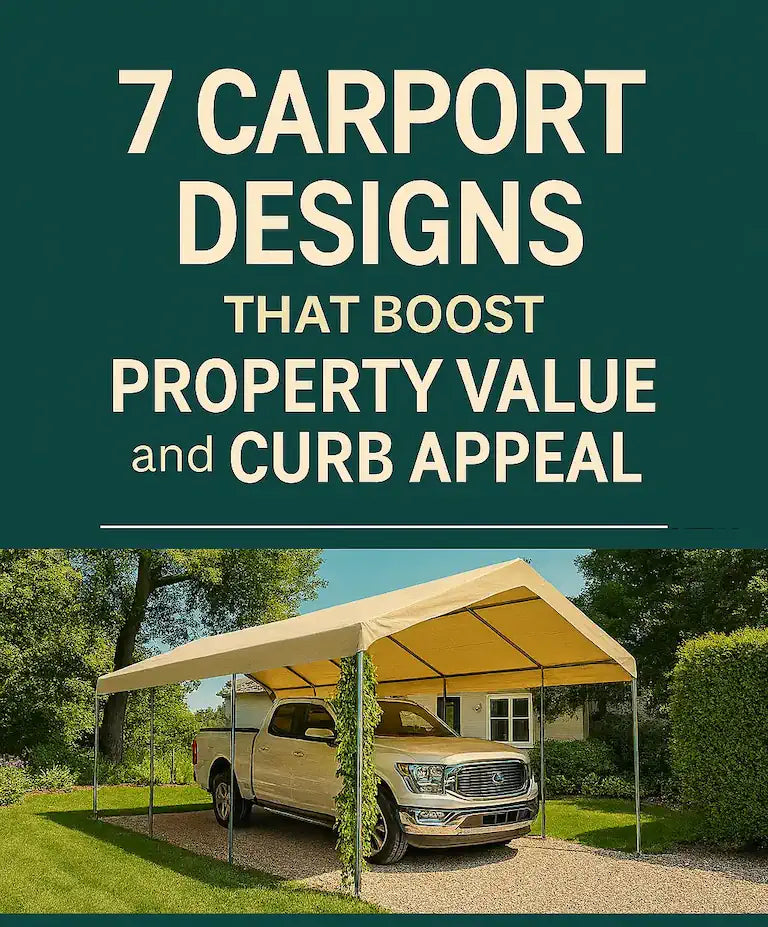 7 Top Carport Designs That Boost Property Value and Curb Appeal