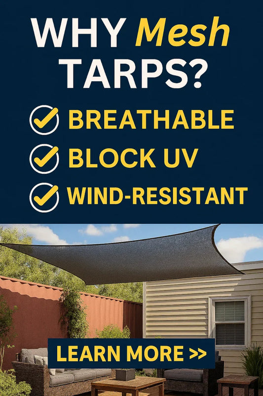 Benefits of mesh canopy tarps
