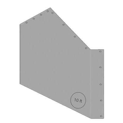End Tarp for Carport Enclosure - From $56.97! Shop now at ODC DEALS