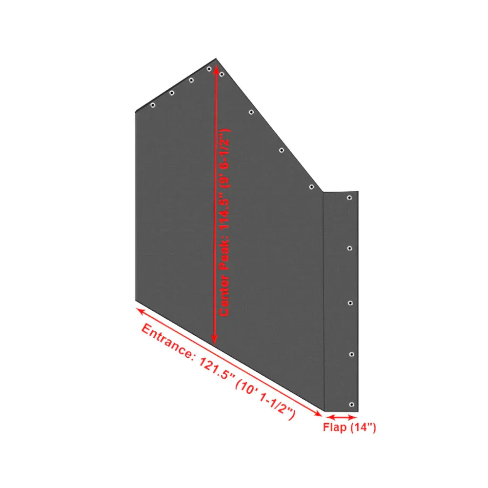 End Tarp for Carport Enclosure - From $56.97! Shop now at ODC DEALS