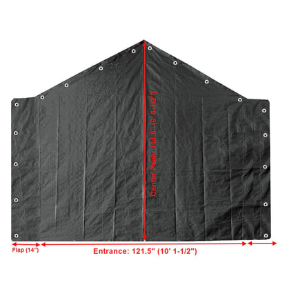 End Tarp for Carport Enclosure #ET1018 -from 56.97! Shop now at OdcDeals
