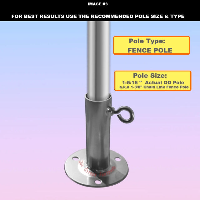 Canopy Foot Pad with Lock Screw 1-3/8 ID #RFP138 -from 32.99! Shop now at OdcDeals