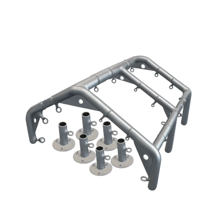 Metal Canopy frame on a white background