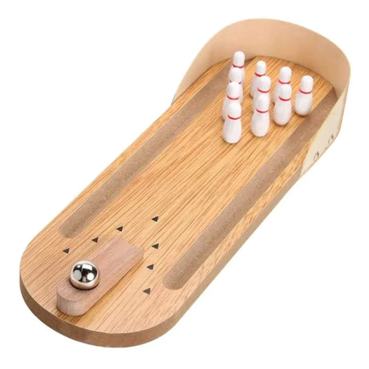 Wooden Bowling Game Mini Portable Set - From $89.00! Shop now at ODC DEALS