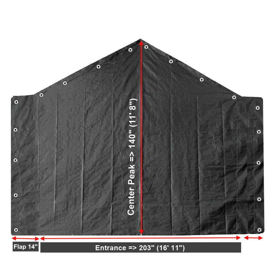 End Tarp for Carport Enclosure #ET1018 -from 56.97! Shop now at OdcDeals