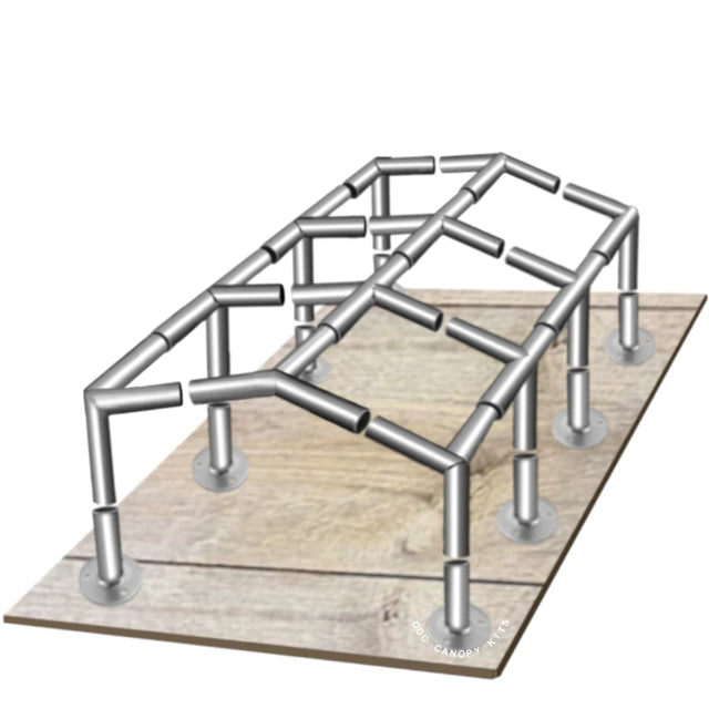 Low Peak Canopy Frame Fittings Kit 1-⅜” ID – Odc Canopy Kits Hub