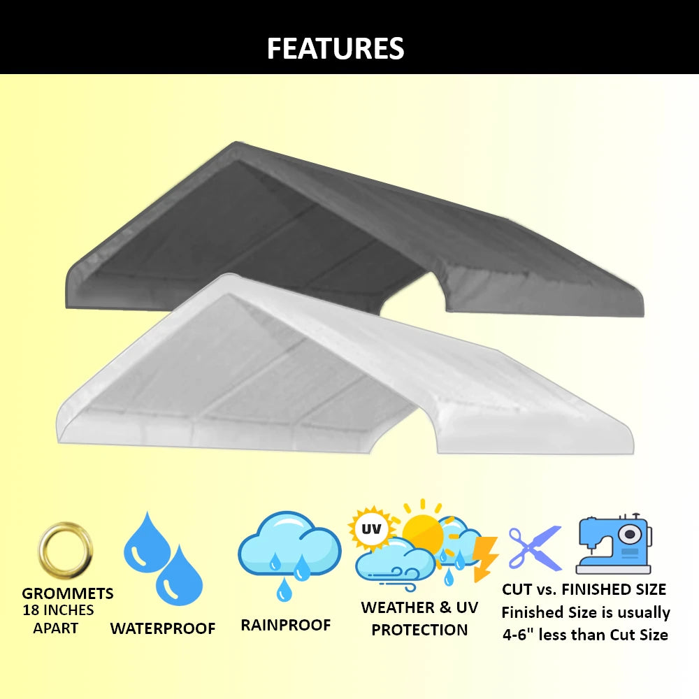 Replacement Valance Canopy Tarp Heavy Duty 12 mil 6 oz -from 195.97! Shop now at OdcDeals