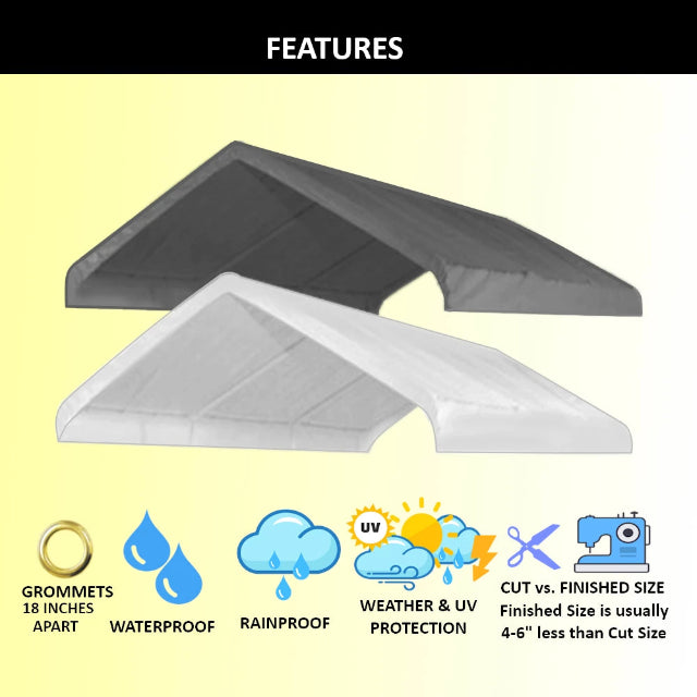 Shop Replacement Valance Canopy Tarp Heavy Duty -from 195.97!