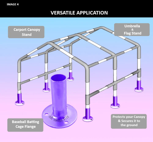 Canopy Foot Pads for 1-3/8 & 1-5/8 Carport Tent Pipes #138FP158 -from 41.99! Shop now at OdcDeals