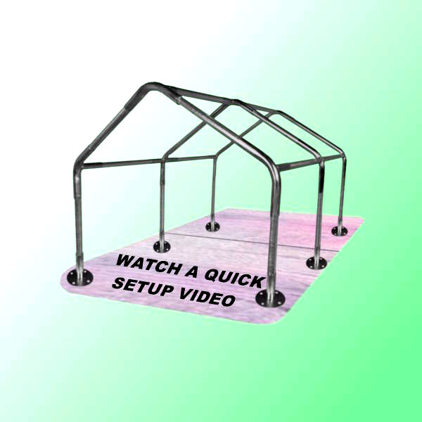 Canopy fittings kit high peak 1-3/4 inch ID compatible with 1-5/8 pipe fittings