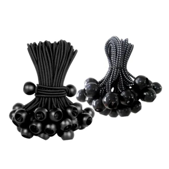 8" Black Ball Bungee Canopy Tarp Tie Down Cords Ropes - Shop now at OdcDeals