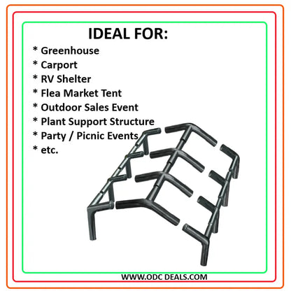 Canopy Fittings Kit High Peak 1-3/4" ID 1-7/8" OD - From $108.00! Shop now at ODC DEALS