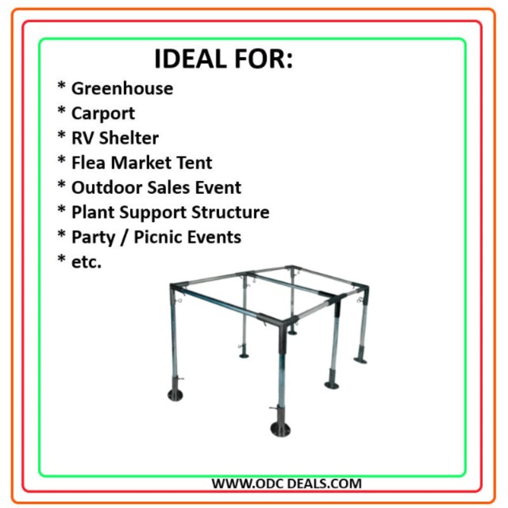 Slant Roof Canopy Brackets Kit - w/ Eye-bolt. Garden RV Tent -from 172.99! Shop now at OdcDeals