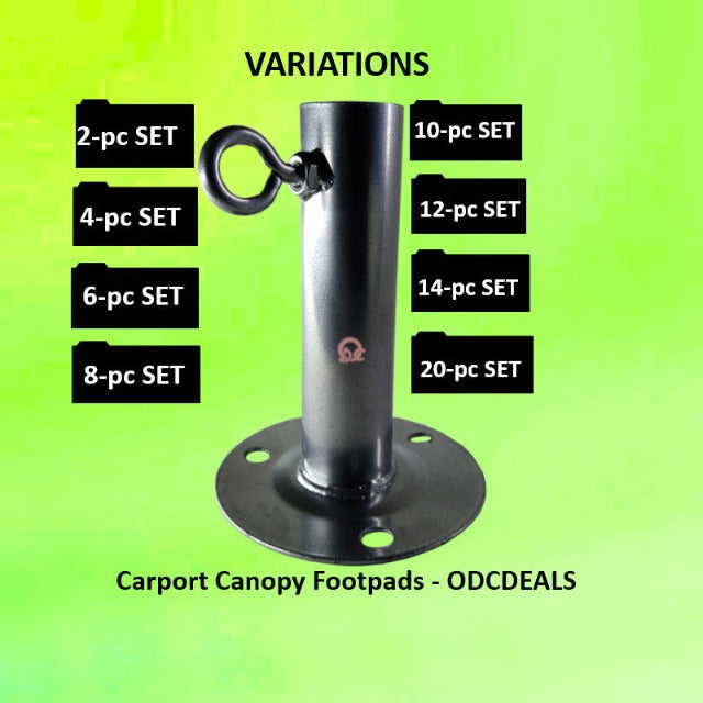 Canopy Foot Pad with Lock Screw 1-3/8 ID - From $32.99! Shop now at ODC DEALS