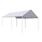 10x20' Complete Carport Canopy Kit with Poles + Tarp - From $348.26! Shop now at ODC DEALS