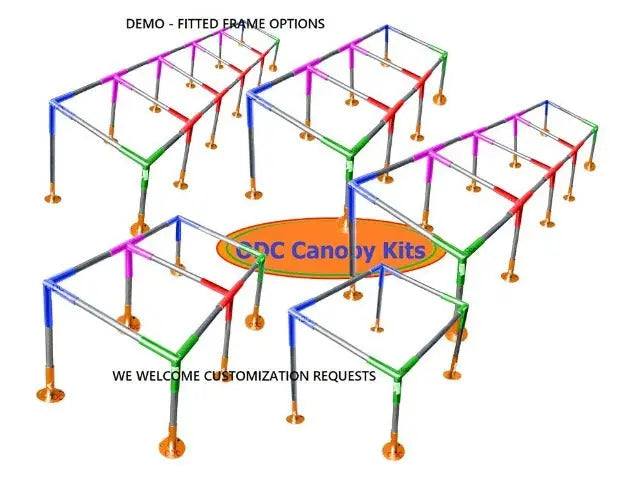 Slant Roof Canopy Kits w/o Tarp -from 42! Shop now at OdcDeals