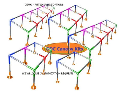 Slant Roof Canopy Kits w/o Tarp -from 42! Shop now at OdcDeals
