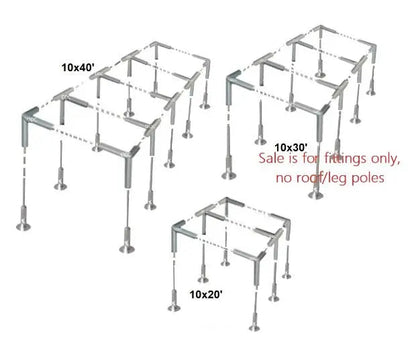 Slant Roof Canopy Kits w/o Tarp -from 42! Shop now at OdcDeals