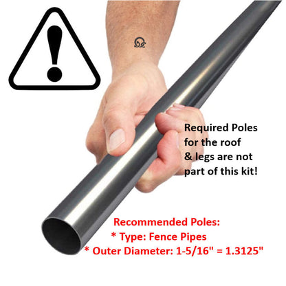 Low Peak Canopy Kits with Tarp w/o Poles - From $98.98! Shop now at ODC DEALS