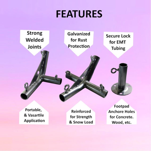 Carport Kit: New Reinforced High Peak Fittings for EMT #RHP1 -from 223! Shop now at OdcDeals
