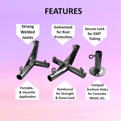Carport Kit: New Reinforced High Peak Fittings for EMT #RHP1 -from 223! Shop now at OdcDeals