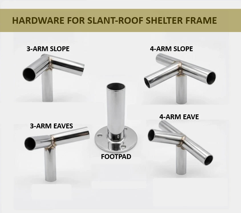 Slant Roof Canopy Replacement Brackets -from 27.98! Shop now at OdcDeals