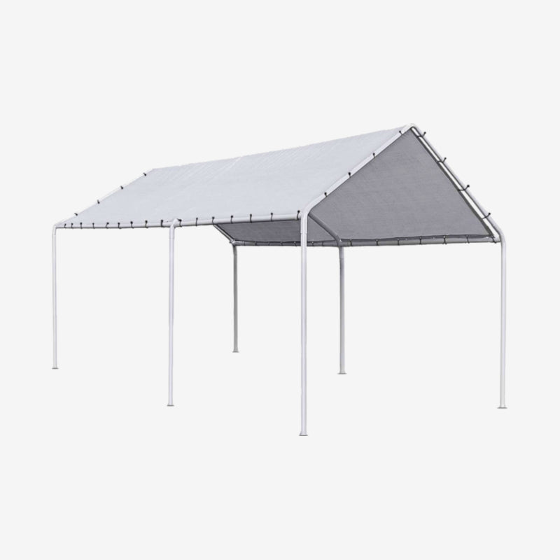 Carport Canopy Kit with Tarp High Peak 1-3/4" ID for Large Pipe - From $149.99! Shop now at ODC DEALS
