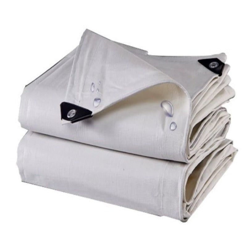 White Heavy Duty Canopy Tarp Tarpaulin Tent Cover 6 Oz 12 Mil - From $24.67! Shop now at ODC DEALS