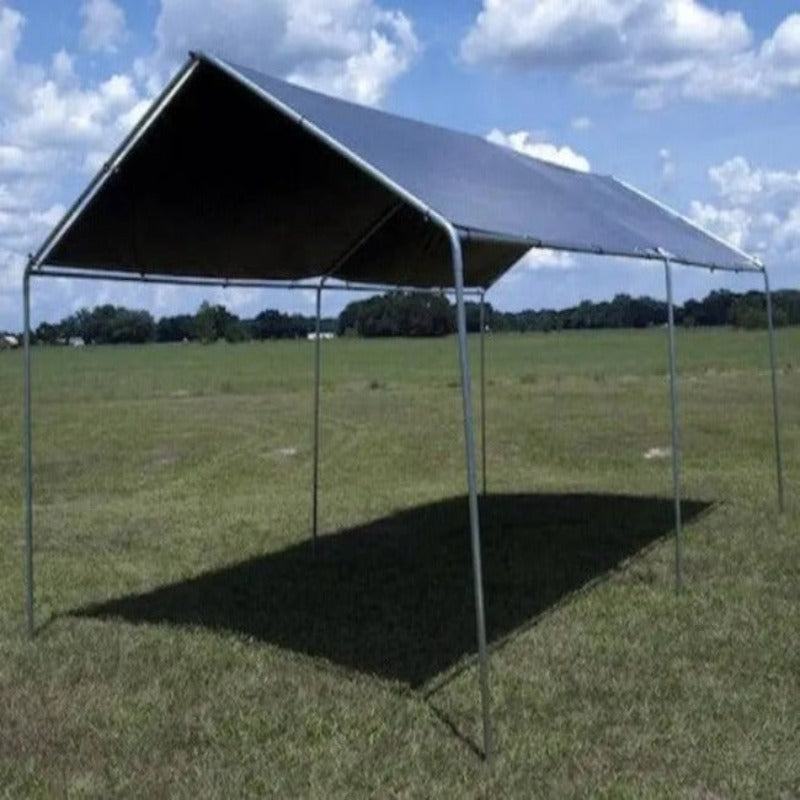 10x20' Complete Carport Canopy Kit with Poles + Tarp - From $348.26! Shop now at ODC DEALS