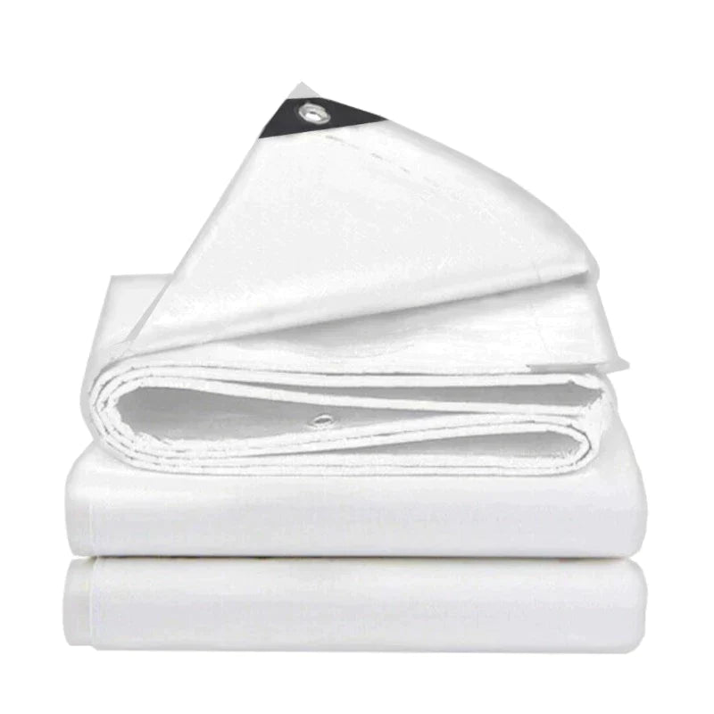 White Heavy Duty Canopy Tarp Tarpaulin Tent Cover 6 Oz 12 Mil - From $24.67! Shop now at ODC DEALS